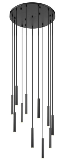 Forest LED Chandelier in Matte Black (224|919MP12-11R-MB-LED)