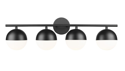 Realm Sphere Four Light Vanity in Matte Black (224|7517-4V-MB)
