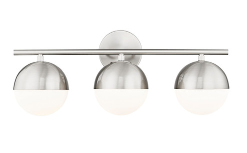 Realm Sphere Three Light Vanity in Brushed Nickel (224|7517-3V-BN)