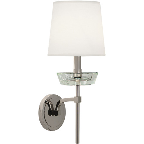 Cristallo One Light Wall Sconce in Polished Nickel w/ Clear Crystal (165|S629C)