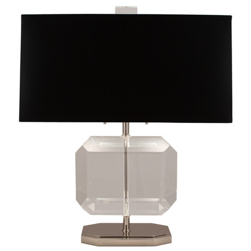Jacqueline Two Light Accent Lamp in Polished Nickel w/Clear Crystal (165|S1197B)