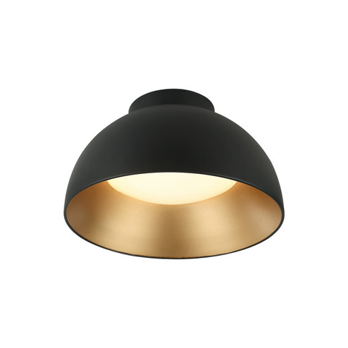 Zenith One Light Flush Mount in Matte Black (423|M17416MB)