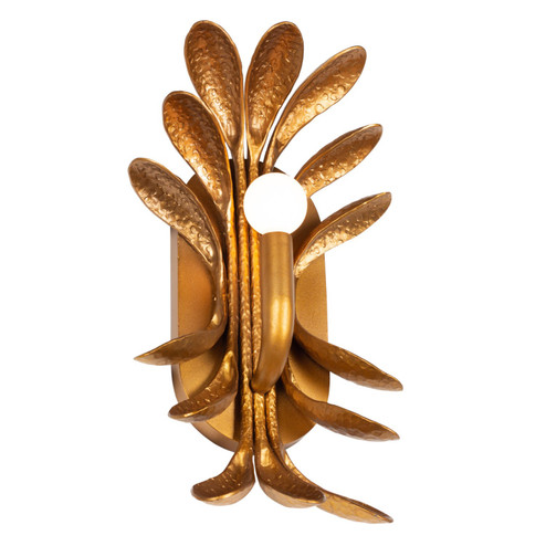 BOTANICA One Light Wall Sconce in Warm Gold (33|523821WGL) BOTANICA One Light Wall Sconce in Warm Gold (33|523821WGL)