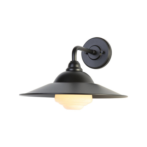 Croma One Light Wall Sconce in Matte Black (62|5096-OWL15 BLK-BLK-SB)