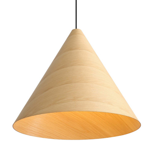 Conique Three Light Pendant in Light Walnut (62|3988-24 LWA)