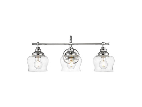 Daphne Three Light Vanity Light in Chrome (62|3610-BA3 CH-CLR)