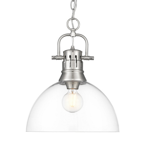 Duncan One Light Pendant in Pewter (62|3602-L PW-CLR)