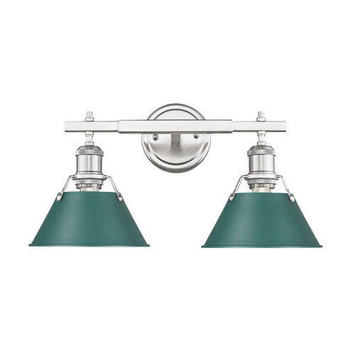 Orwell Two Light Vanity in Pewter (62|3306-BA2 PW-GN)
