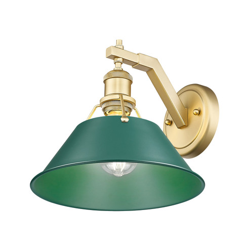 Orwell One Light Wall Sconce in Brushed Champagne Brass (62|3306-1W BCB-GN)