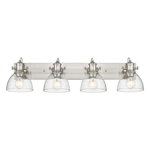 Hines Four Light Vanity in Pewter (62|3118-BA4 PW-SD)