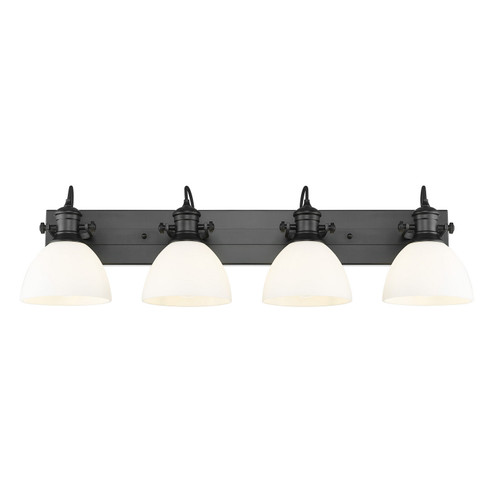 Hines Four Light Vanity in Matte Black (62|3118-BA4 BLK-OP)