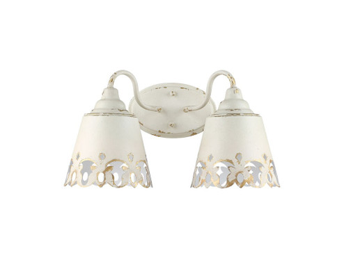 Eloise Two Light Vanity in Antique Ivory (62|0883-BA2 AI)