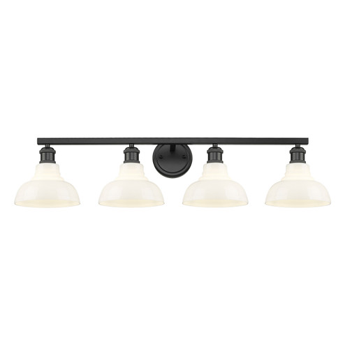 Carver Four Light Vanity in Matte Black (62|0305-BA4 BLK-VMG)