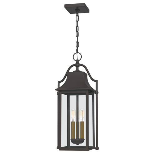 Manning Three Light Outdoor Hanging Lantern in Western Bronze (10|MAN1911WT)