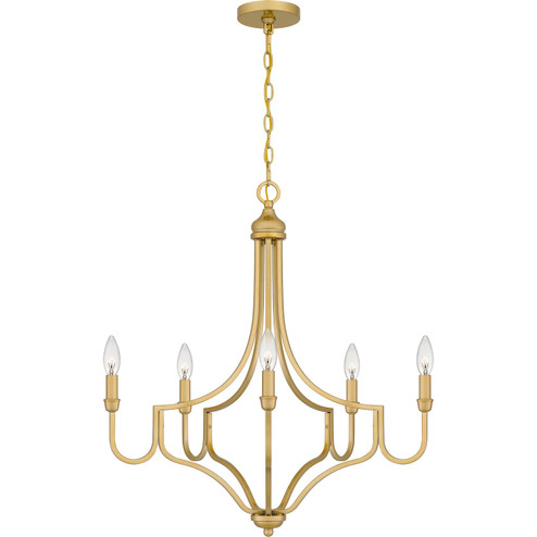 Mabel Five Light Chandelier in Light Gold (10|MAB5026LG)