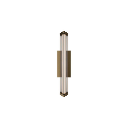 Boulevard LED Wall Sconce in Aged Brass (34|WS-62518-30-AB)