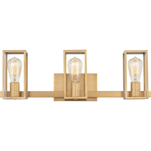 Leighton Three Light Bath in Weathered Brass (10|LGN8724WS)
