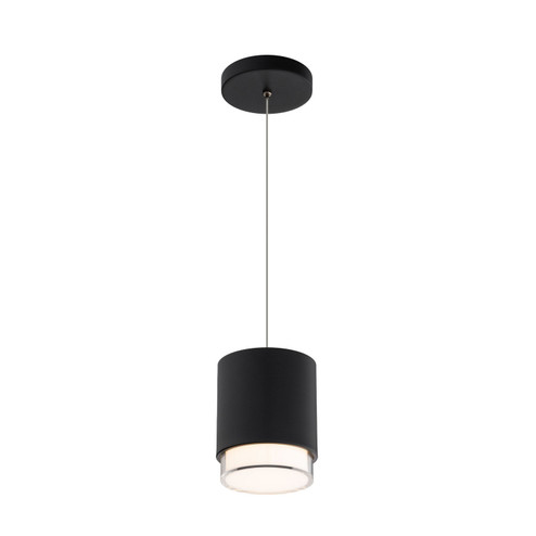 Cloak LED Pendant in Black (34|PD-58506-40-BK)