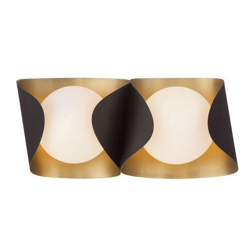 Flare Two Light Vanity in Dark Bronze (7|3772-855)