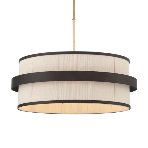 Harbor Wrap Six Light Pendant in Dark Bronze (7|3686-886)