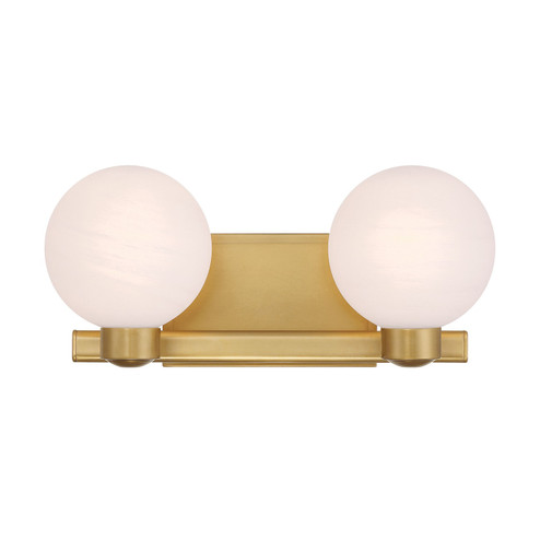 Mooncrest Two Light Vanity in Legacy Brass (7|3492-732)