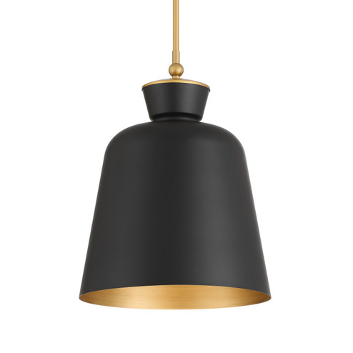 Holloway One Light Pendant in Dark Matte Black (7|191-876)