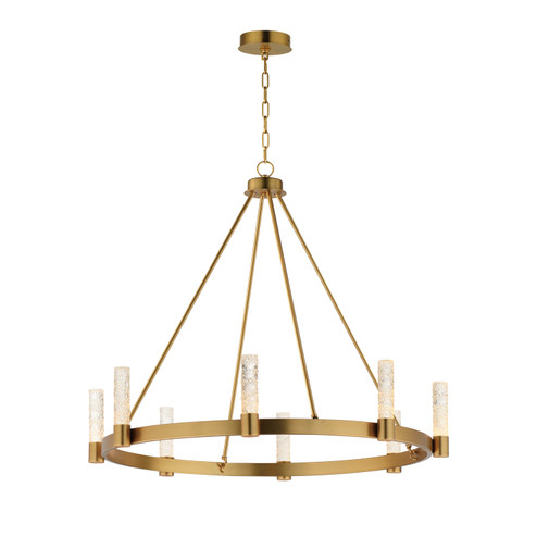 Duchess LED Chandelier in Natural Aged Brass (16|38446IBNAB)
