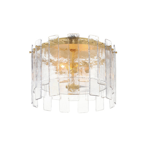 Warren Two Light Flush Mount in Gold Leaf (16|21832AGGL)