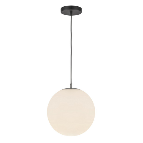 Marco LED Pendant in Black/Opal Glass (347|PD43212-BK/OP-5CCT-UNV)
