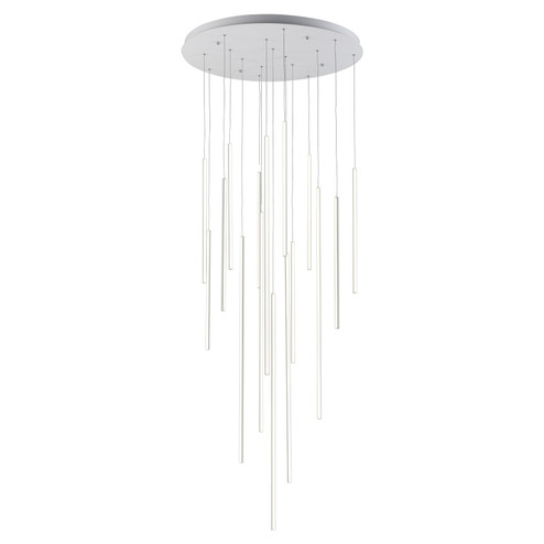 Chute LED Pendant in White (347|MP14932-WH-UNV-010)