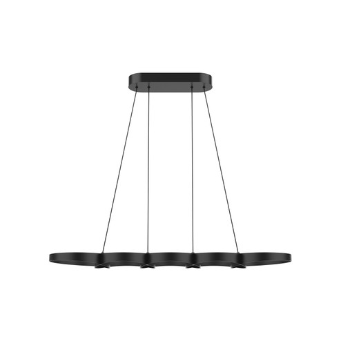 Maestro LED Linear Pendant in Black (347|LP90838-BK-UNV)