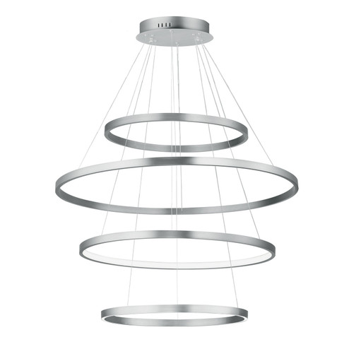 Groove 5CCT LED Pendant in Brushed Aluminum (86|E52729-AL)