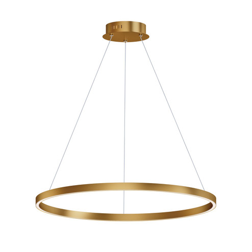 Groove 5CCT LED Pendant in Gold (86|E52726-GLD)