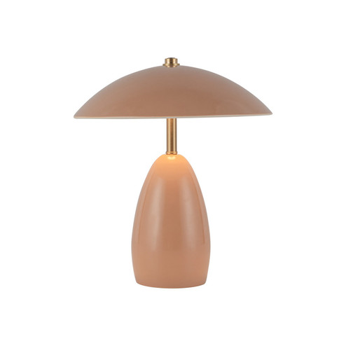Poppy LED Table Lamp in Peach (452|TL437409PEC)