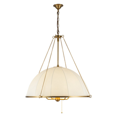 Crosby Four Light Chandelier in Brushed Gold (452|CH661433BG)