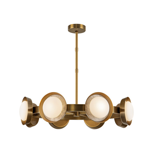 Alonso LED Chandelier in Vintage Brass (452|CH320837VB-UNV)
