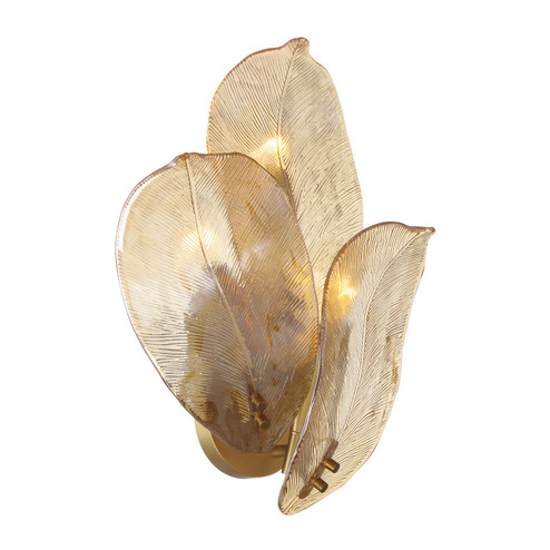 Orchid Three Light Wall Sconce in Legacy Brass (29|N2213-A-732)
