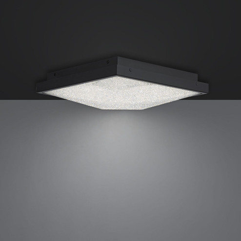 Wisteria LED Flush Mount in Aged Brass (529|BFM46512-BK)