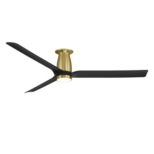 Smooth 52''Ceiling Fan in Soft Brass/Matte Black (441|FH-W2502-52L-SB/MB)