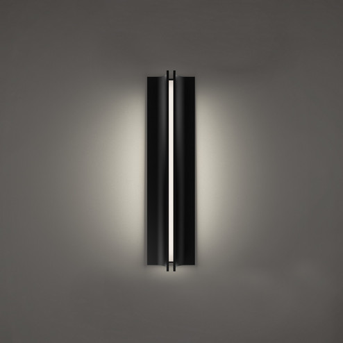 Strait LED Outdoor Wall Sconce in Black (281|WS-W82522-40-BK)