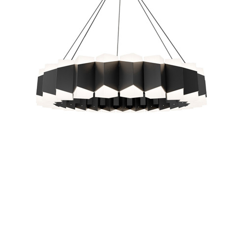 Dolman LED Pendant in Black (281|PD-73528-BK)