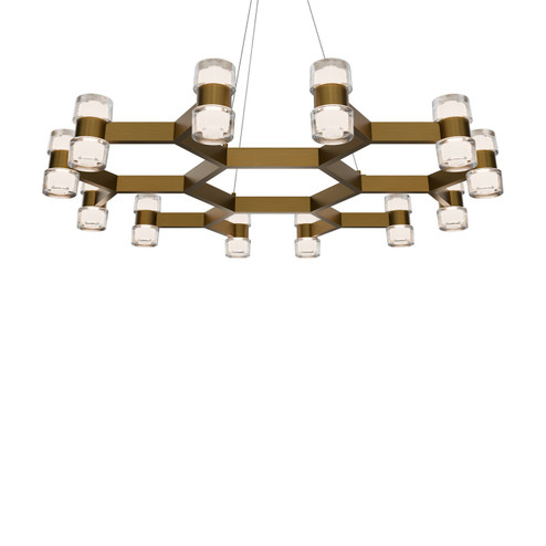 Dashe LED Pendant in Aged Brass (281|PD-4536-AB)