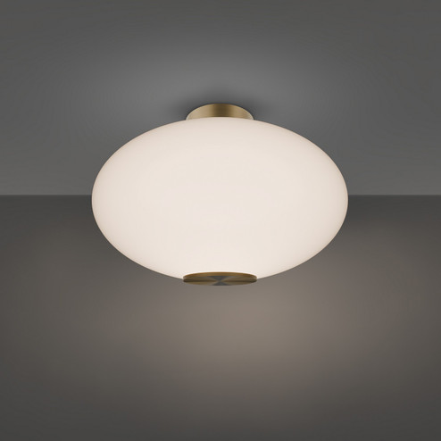 Illusion LED Flush Mount in Aged Brass (281|FM-72322-35-AB)
