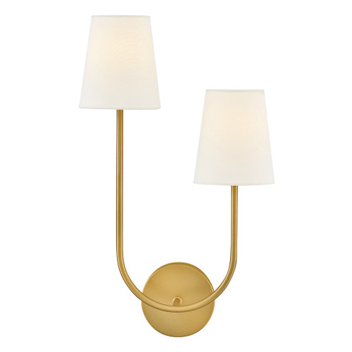 Cora LED Wall Sconce in Lacquered Brass (531|84262LCB)