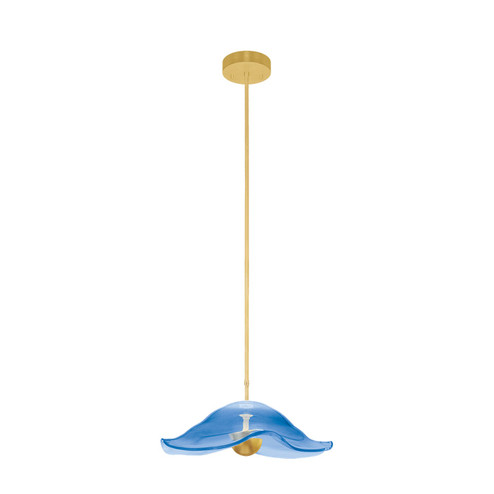 Embark LED Pendant in Gold Leaf/Blue (48|100068-31)