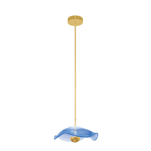 Embark LED Pendant in Gold Leaf/Blue (48|100067-31)