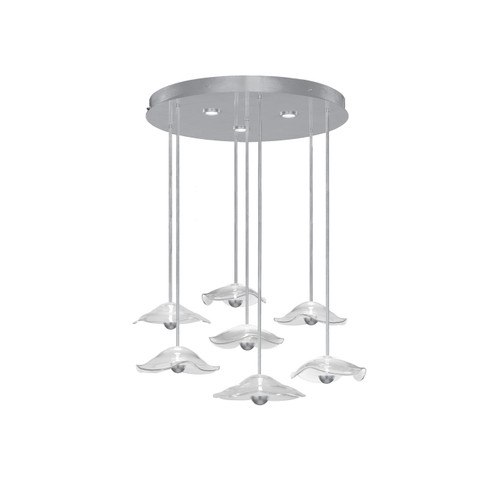 Embark LED Pendant in Silver Leaf/Clear (48|100066-43)