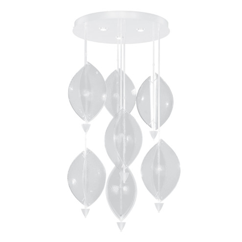Embark LED Pendant in White/Clear (48|100060-63)