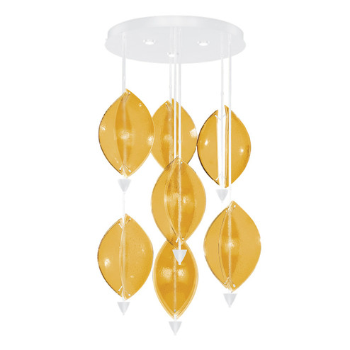 Embark LED Pendant in White/Amber (48|100060-62)