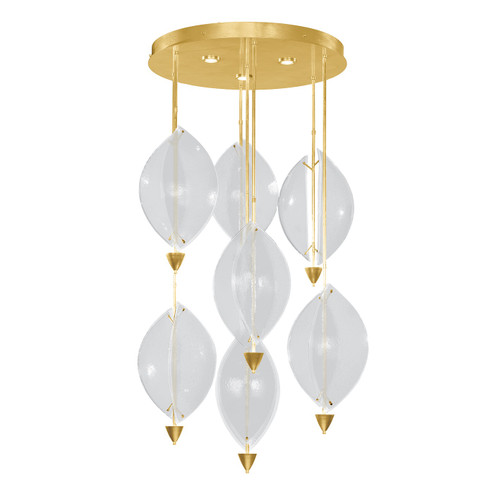 Embark LED Pendant in Gold Leaf/Clear (48|100060-33)